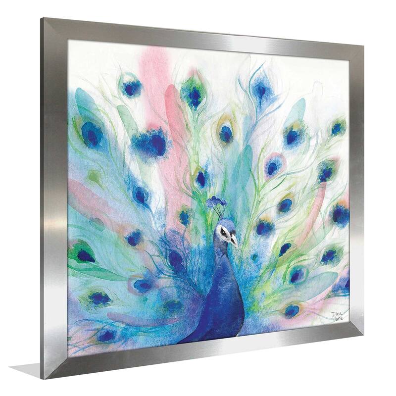 "Peacock Glory IV" by Dina June Print on Acrylic.