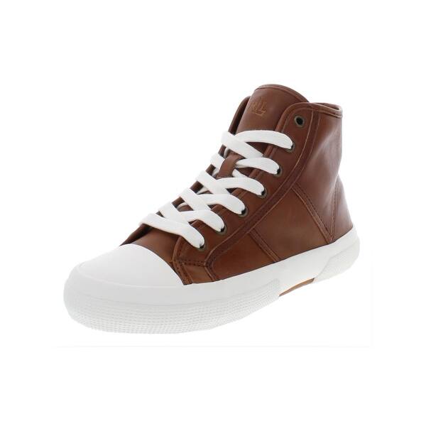 Shop Lauren Ralph Lauren Womens January Casual Shoes Leather High