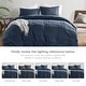 preview thumbnail 72 of 159, Chelsea Square Evans Pinch Pleated Soft Washed Boho Duvet Cover Set