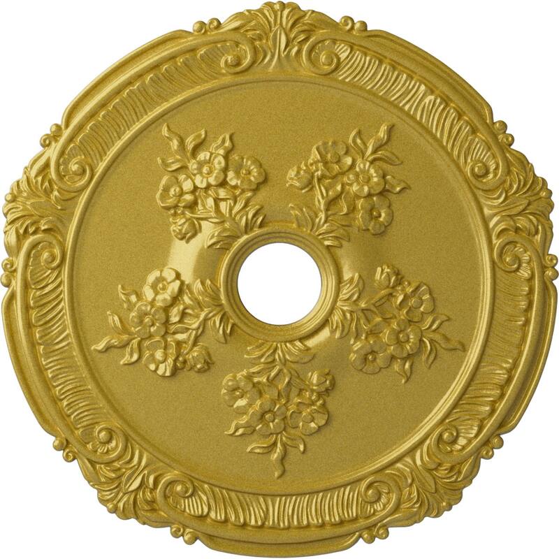 26"OD x 3 3/4"ID x 1 1/2"P Attica with Rose Ceiling Medallion
