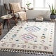 preview thumbnail 1 of 8, Livabliss Anokhi Bohemian Diamond Area Rug 2' x 2' 11" - Rectangle