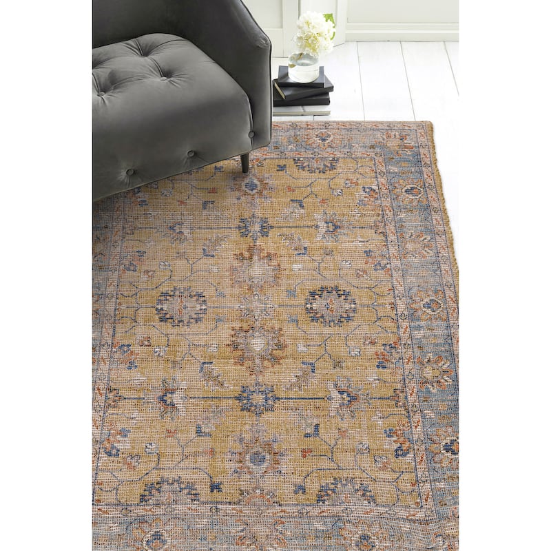 Domani Traditions Southwestern Bordered Jute Rug