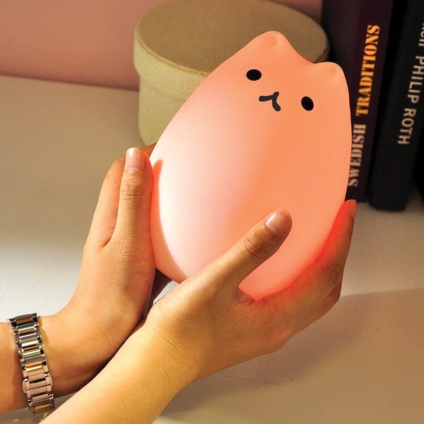 Shop What On Earth Color Changing Led Cat Night Light Cute