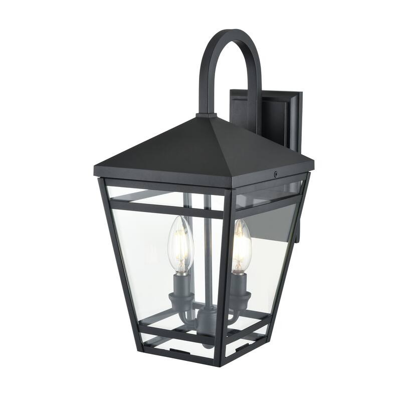 Seager Outdoor Wall Sconce Textured Black - Textured Black