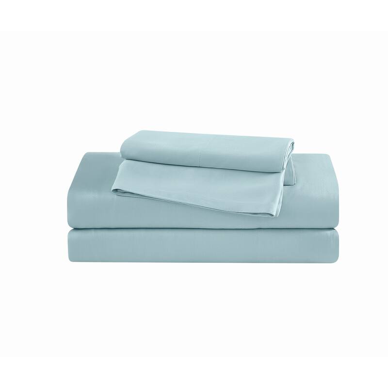 Frye Rayon from Bamboo 4 Piece Sheet Set - Queen - Sky Blue