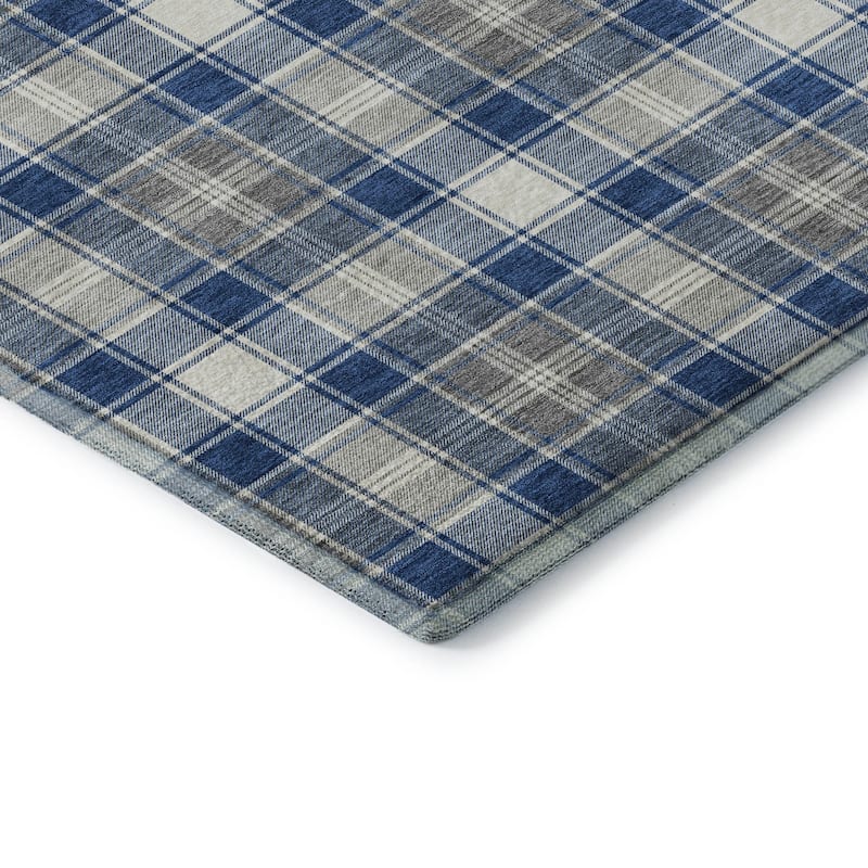 Premium Washable Super Soft Christmas Plaid Mayfield Rug