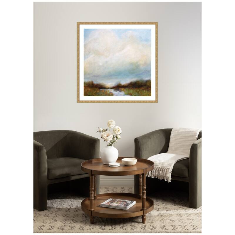 Kate and Laurel Tranquility by Mary Sparrow Framed Wall Art Print