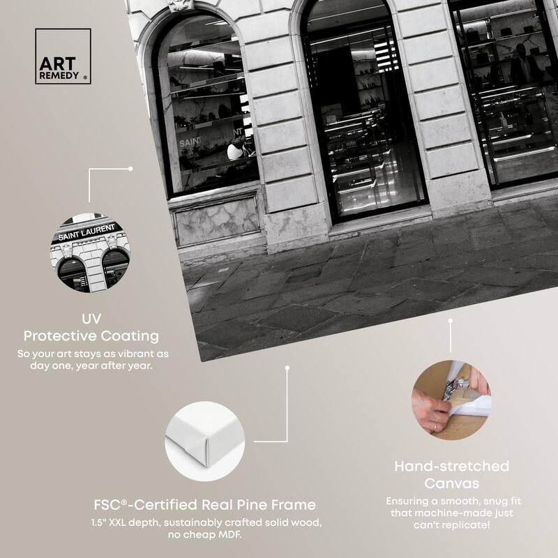 Glam Store front II Canvas by Art Remedy, Gallery Wrapped