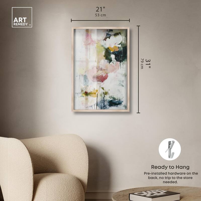 Dripping Colors IV Shadowbox by Art Remedy