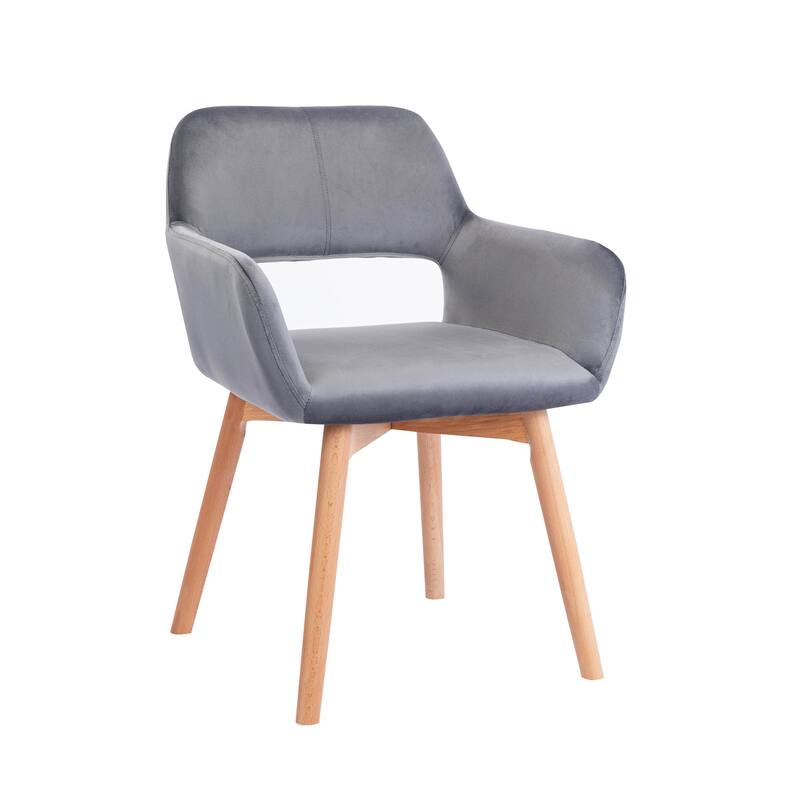 Porthos Home Diana Velvet/ Beech Wood Dining Chairs (Set of 2)