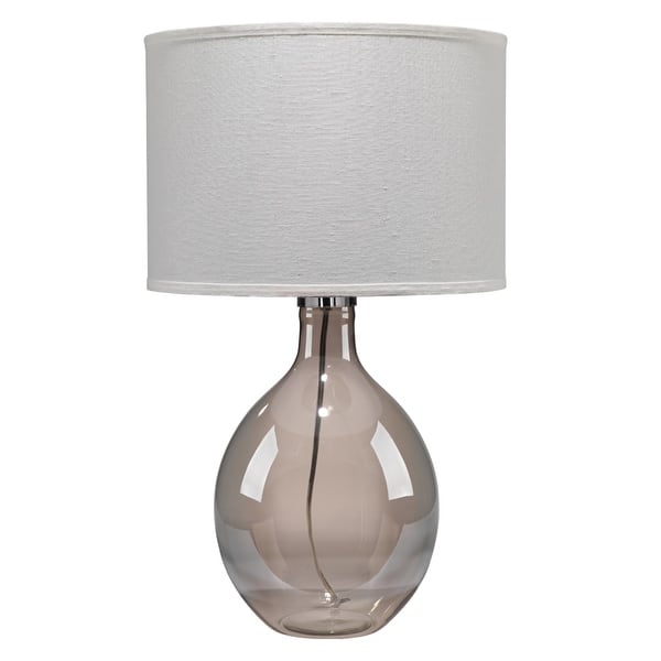 slide 2 of 4, Alden Décor Kaia Blown-Glass Table Lamp, Grey