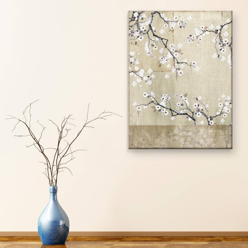 Simple Cherry Blossom by Belle Maison Canvas Art Print