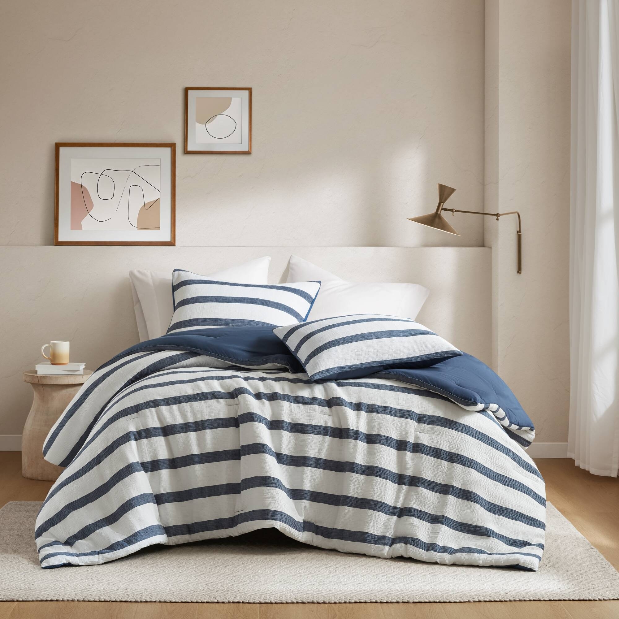 Chelsea Square Merritt Yarn-Dyed Striped Comforter