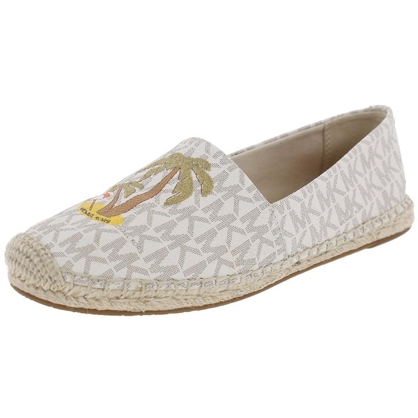 Michael michael kors kendrick cheap logo printed slip on espadrilles