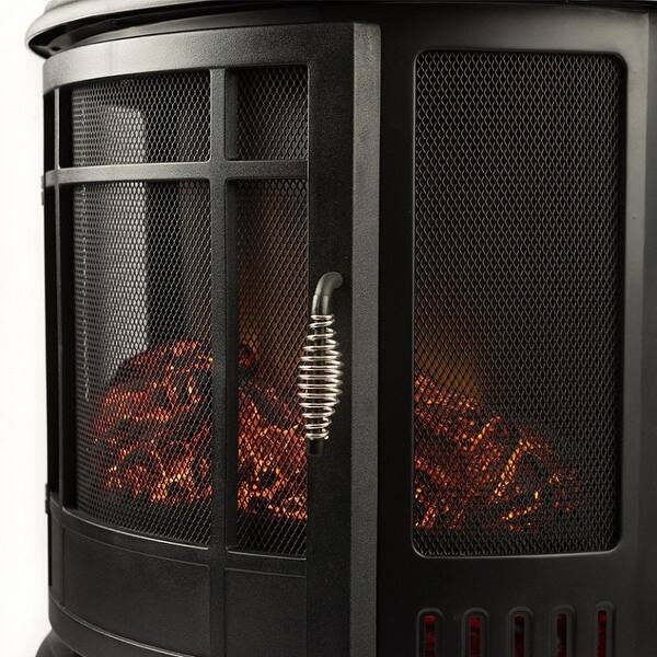 Shop Moda Flame 22 Heater Vent Free Curved Electric Fireplace