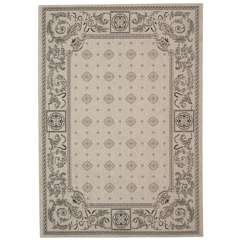 SAFAVIEH Courtyard Beverley Indoor/ Outdoor Waterproof Patio Backyard Rug