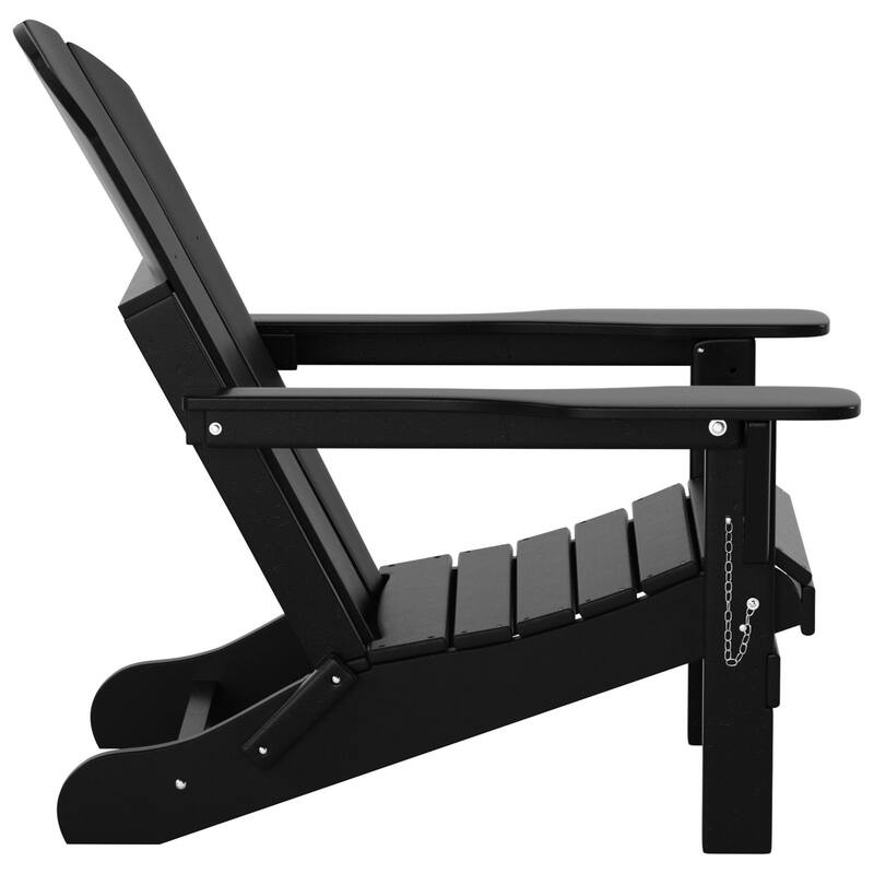 POLYTRENDS Laguna Outdoor Eco-Friendly Poly Folding Adirondack Chair (Set of 2)