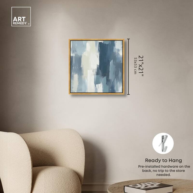 Blue Union Canvas by Art Remedy
