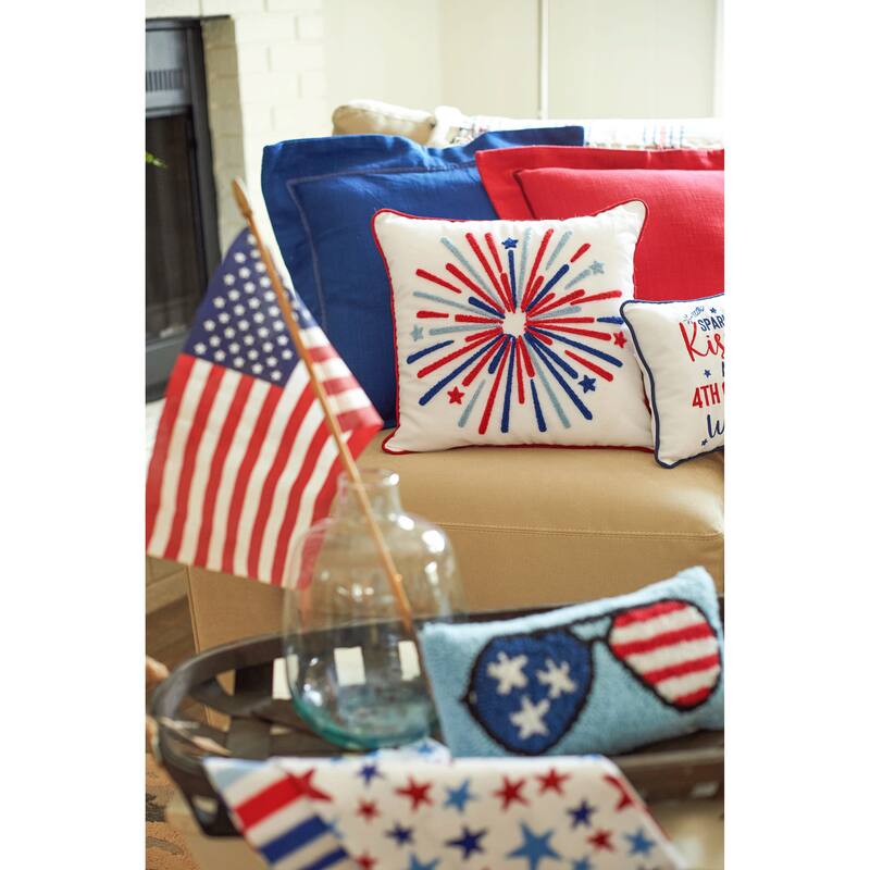 Firework Tufted Pillow