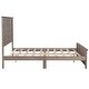 preview thumbnail 17 of 30, Farmhouse Wooden Platform Bed with Panel Headboard for Teen Room