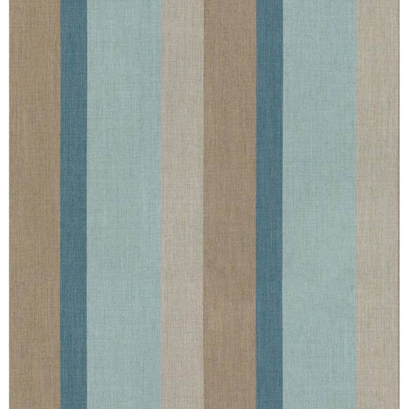 Sunbrella Stripe Fabric 1-Piece Indoor/Outdoor Lumbar Pillow, 22"W x 9"L, Maxim Classic - 22"W x 9"L