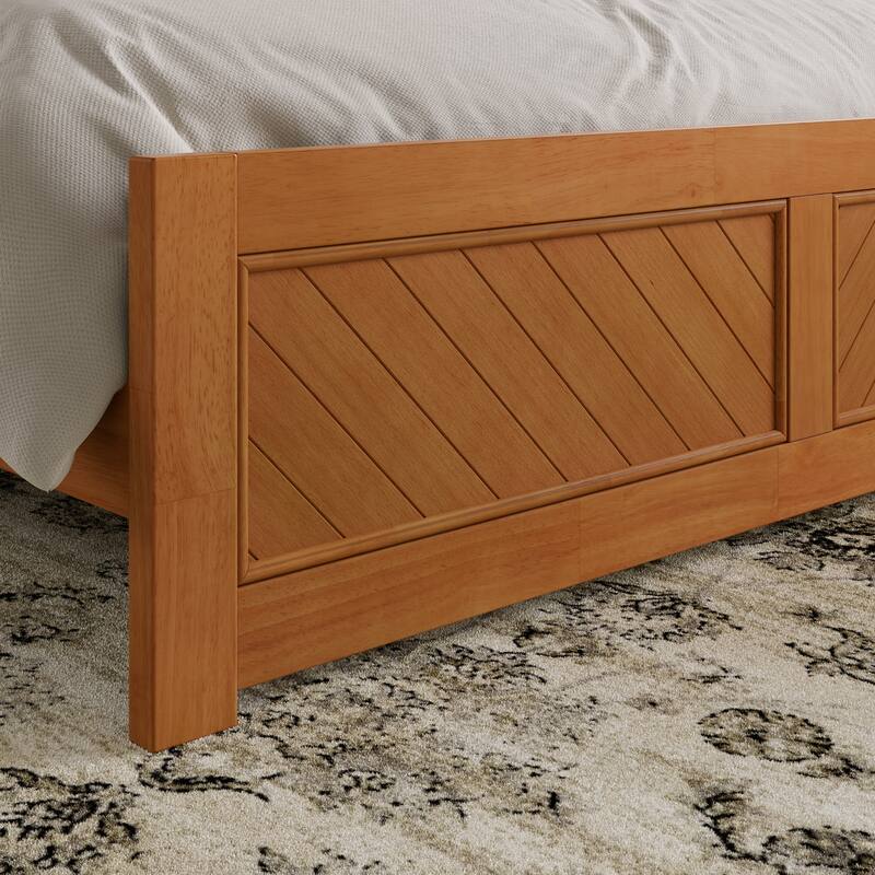 Berkshire Queen Low Profile Platform Bed with Matching Footboard