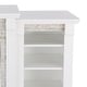preview thumbnail 25 of 25, SEI Furniture Remote Controlled LED Electric Fireplace with Mantel in White Stone and Storage