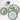 Euro Ceramica Diana Green Porcelain 16 Piece Porcelain Dinnerware Set (Service for 4)