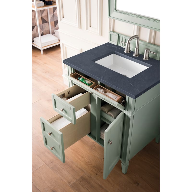 James Martin Vanities Brittany 30" Single Vanity, Sage Green