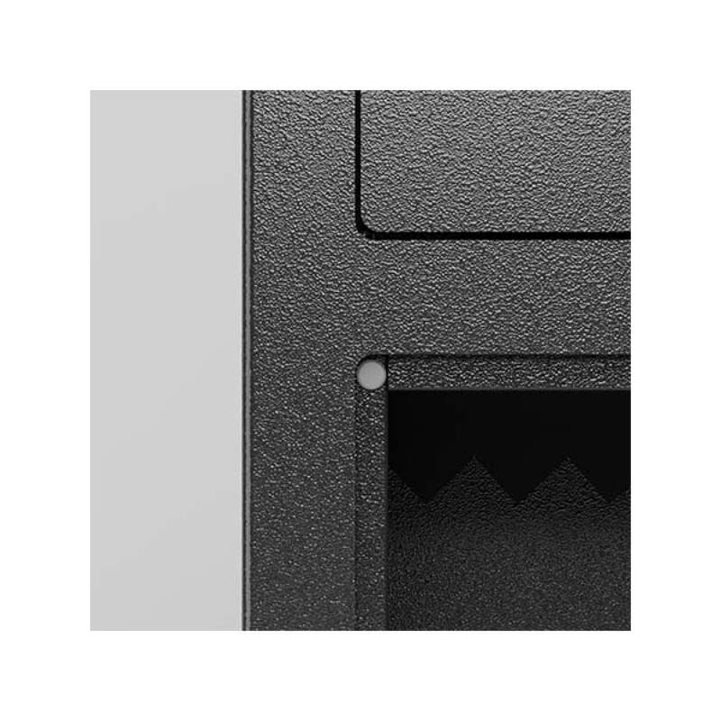 Roomfitters Electronic Depository Drop Safe with Anti-Fishing Slot, Steel Cash Box, Black