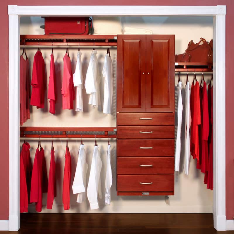 Woodpecke's Inc Solid Pine Wood Closet With
