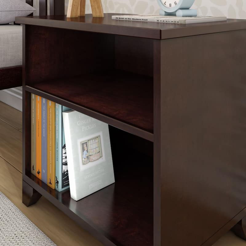 Max and Lily Nightstand with Shelf