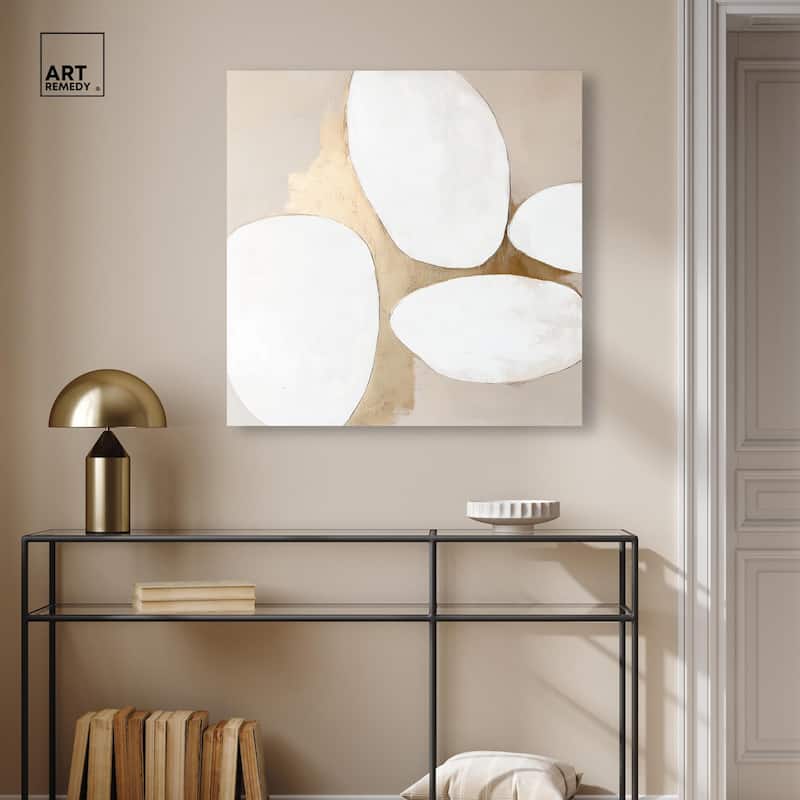 Stacked Stones III Canvas by Art Remedy, Gallery Wrapped