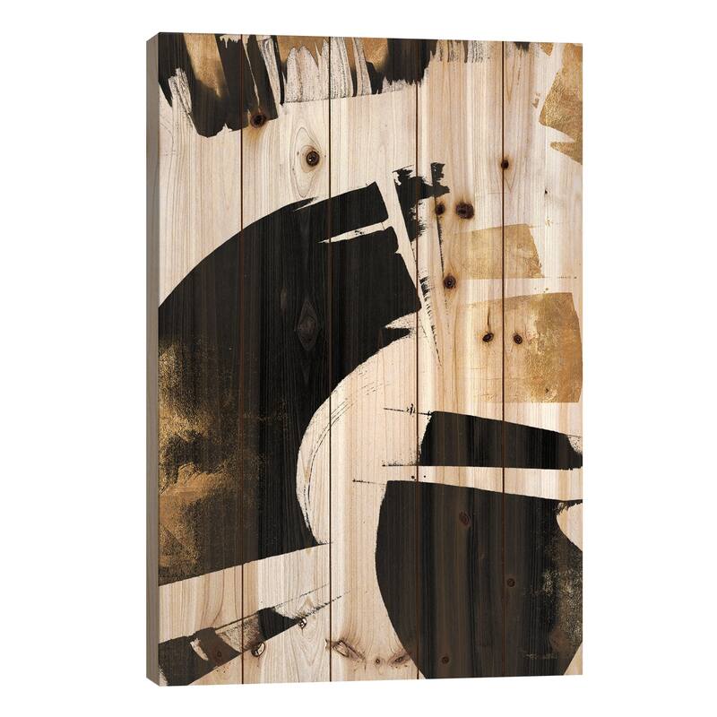 Art Deco I Print On Wood by PI Galerie - Multi-Color - 26x18x1.5