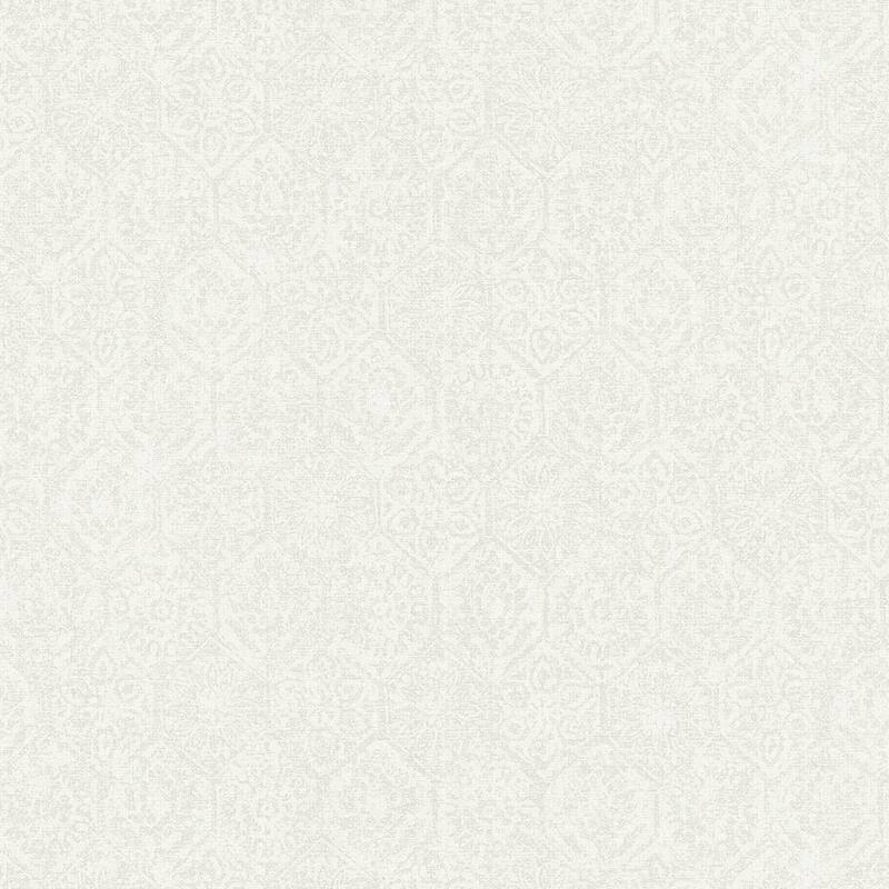 Advantage Edsel Cream Geometric Wallpaper - 20.9in x 396in x 0.025in - 20.9in x 396in x 0.025in