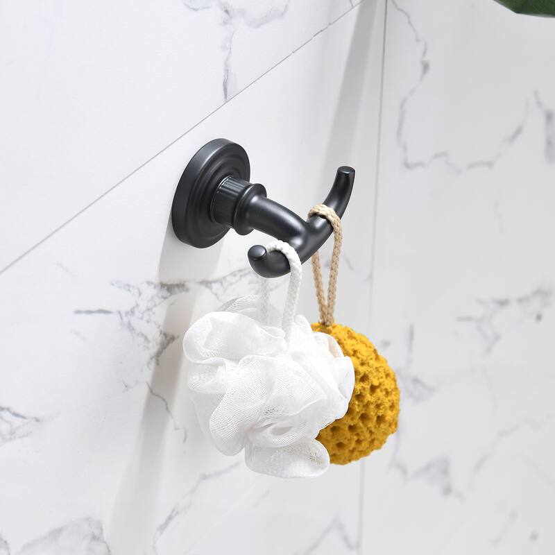4-Pieces Bathroom Towel Rack 24 Inches Adjustable