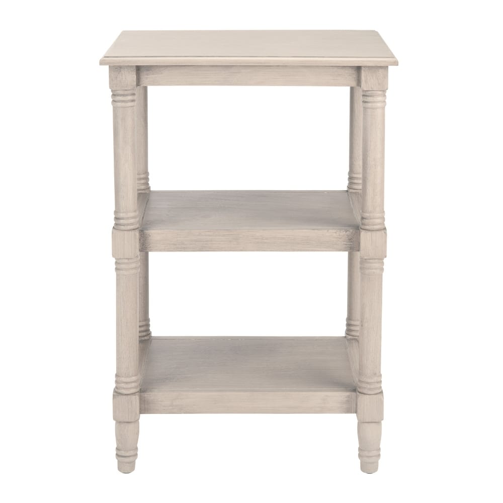 SAFAVIEH Elmira 3-Shelf Accent Table - 19.8" W x 15" L x 30" H - 20"W x 15"D x 30"H
