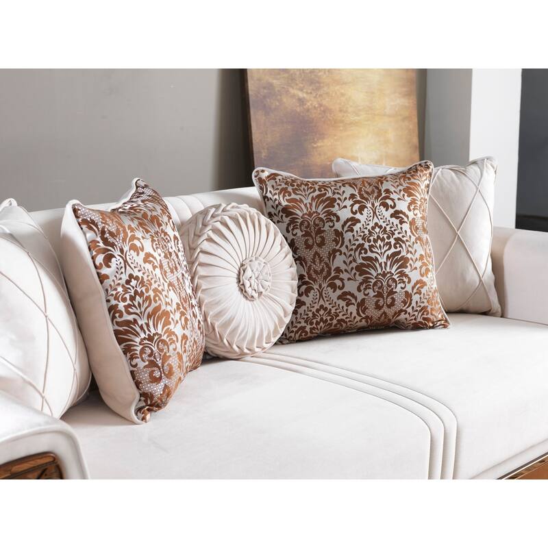 Carmen Modern One Sofa One Love Seat One Chair Living Room Set