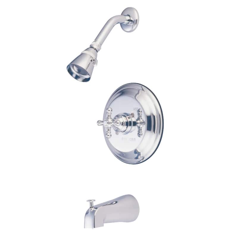 Kingston Brass Metropolitan Tub and Shower Faucet - Polished Chrome
