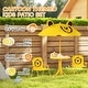 preview thumbnail 7 of 7, Qaba Kids Picnic Table and Chair Set, Outdoor Activity Table with Foldable Chairs, Removable Umbrella, Yellow