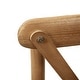 preview thumbnail 9 of 49, 2 Pack Stackable Wood Cross Back Chair