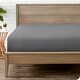 preview thumbnail 2 of 63, Bare Home Double Brushed Deep Pocket Fitted Sheet California King - Grey