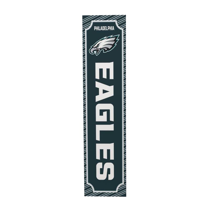 47" Double Sided Seasonal Porch Leaner, Philadelphia Eagles - 47" x 11.25"