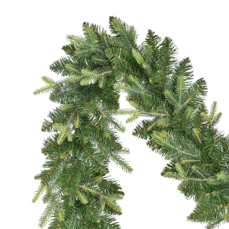 Puleo International 20 ft. x 10 in. Balsam Fir Artificial Garland - Green