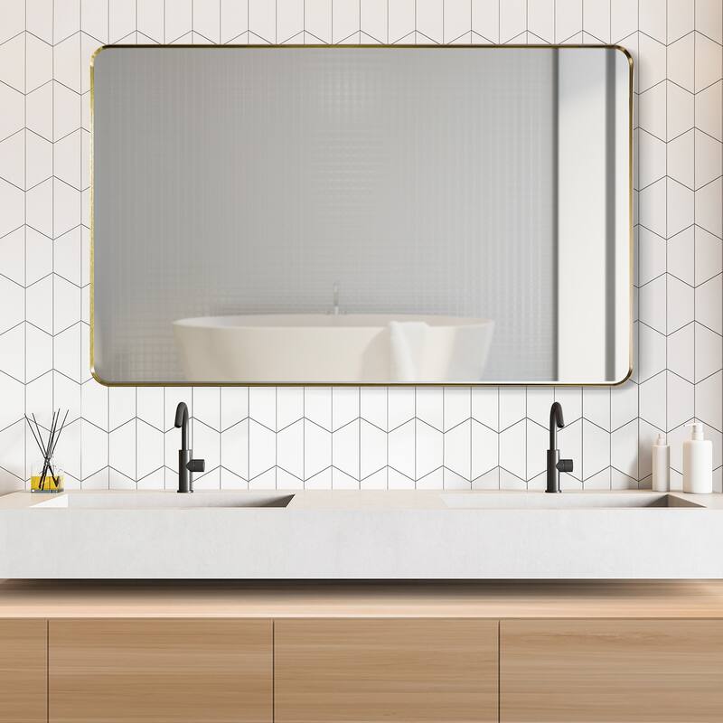 Altair Nettuno Bathroom/Vanity Aluminum Framed Wall Mirror
