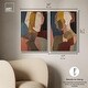 preview thumbnail 51 of 59, Contemplation Dialogue Abstract Art Set Canvas Print by Art Remedy