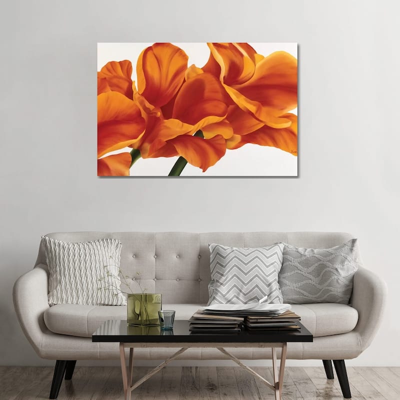 iCanvas "Fancy Flower II" by Yvonne Poelstra-Holzhaus Canvas Print - 32x48x1.5