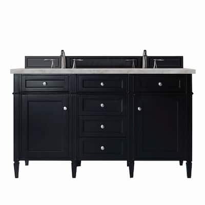 James Martin Vanities 650-V60D-3VSL Brittany 60" Double Basin Poplar