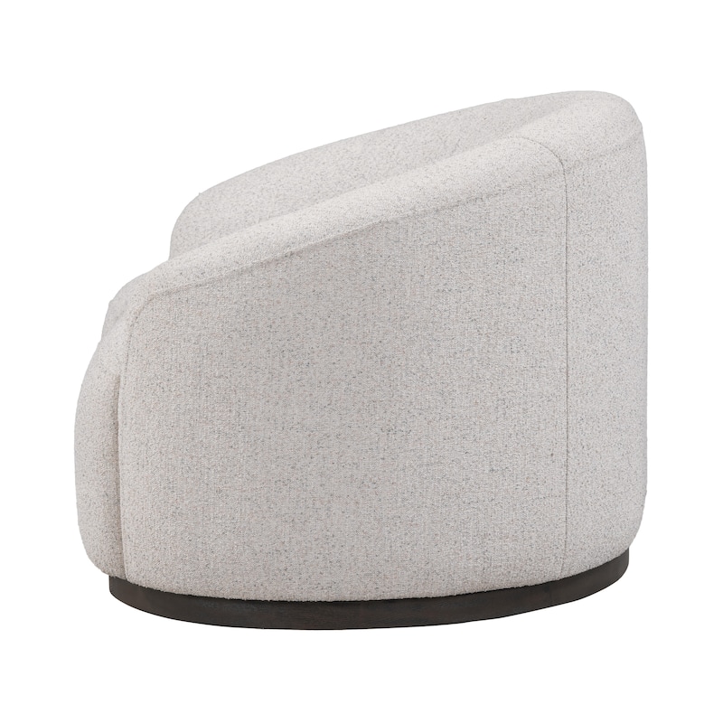 Classic Home Beverly Boucle Swivel Accent Chair