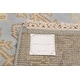 preview thumbnail 9 of 7, ECARPETGALLERY Hand-knotted Royal Oushak Light Blue Wool Rug - 2'7 x 11'10